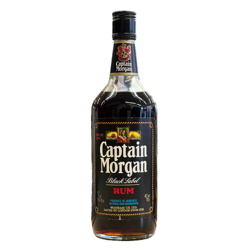 Booze bazaar (32) Captain Morgan Black Label Rum 1 Litre - Image 1