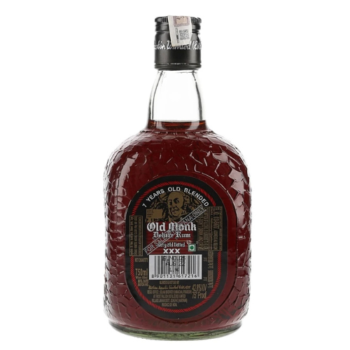 Booze bazaar (35) Old Monk Deluxe Rum 750ml - Image 1
